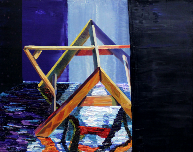 oil on wood, 2013